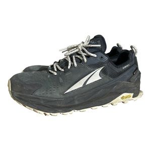 ALTRA OLYMPUS 5 Mens Trail Running Shoes  US 10.5 BLACK/GRAY Gore Tex  w Box